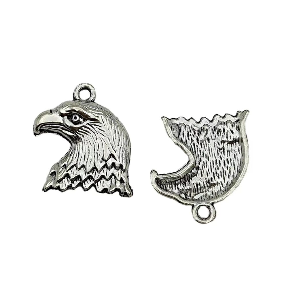 6014 20PC Antiqued Silver Alloy Birds Eagle Animal Charms Pendants